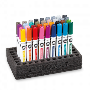 Набор маркеров Molotow Aqua Color Brush Set 36 штук